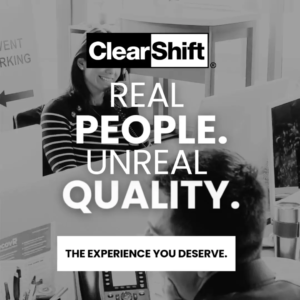 Real people. Unreal quality. Simple, transparent, and stress-free at ClearShift.